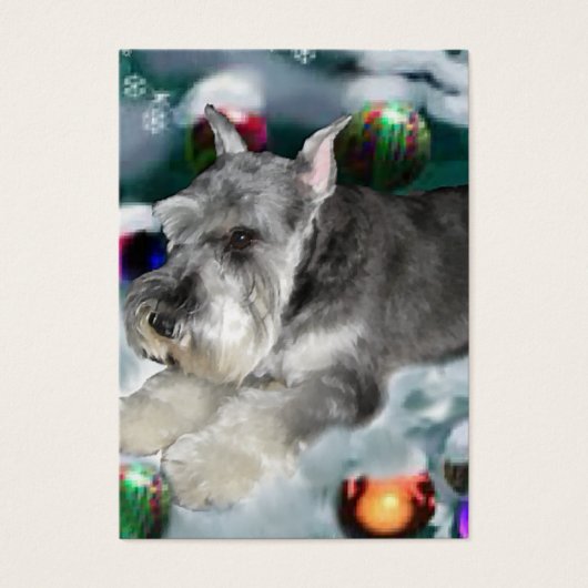Miniature Schnauzer Christmas Gifts (Front)