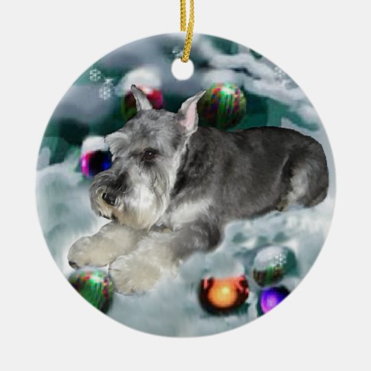 schnauzer lawn ornaments