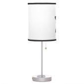 Miniature Schnauzer Christmas Table Lamp (Left)