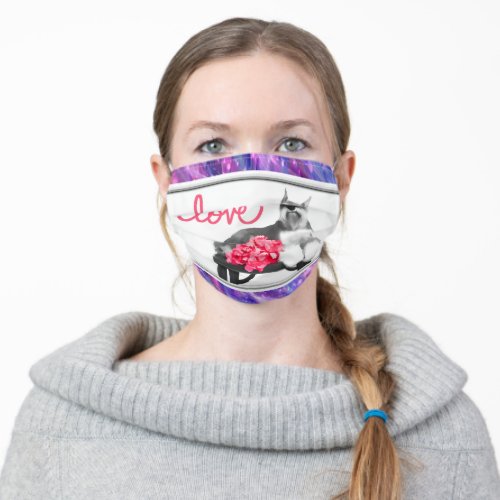 Miniature Schnauzer Cropped Face Mask