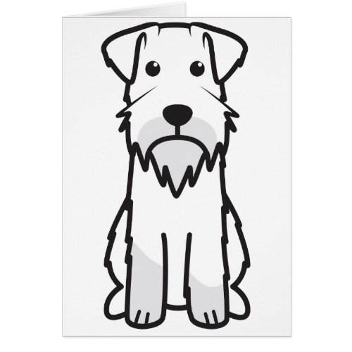 Miniature Schnauzer Dog Cartoon