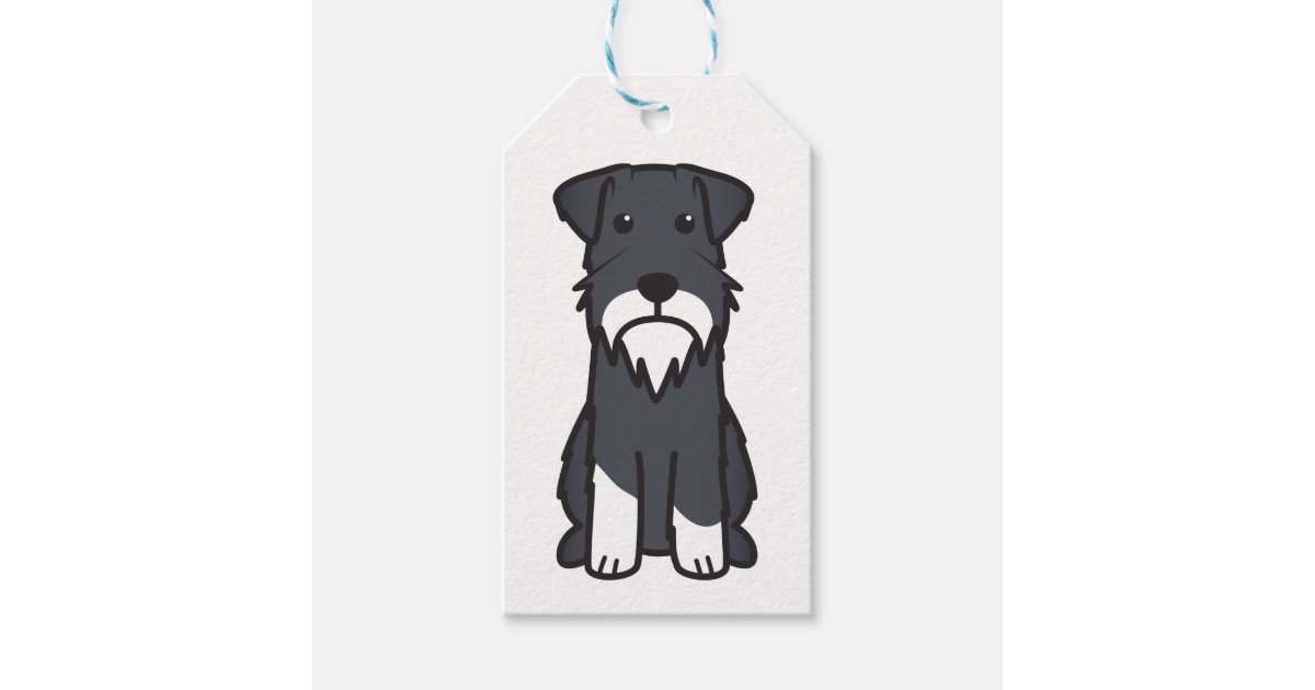 Miniature Schnauzer Dog Cartoon Gift