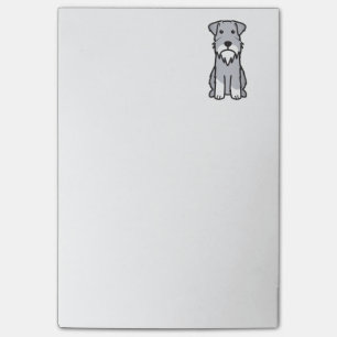 Miniature Schnauzer Dog Cartoon Post-it Notes