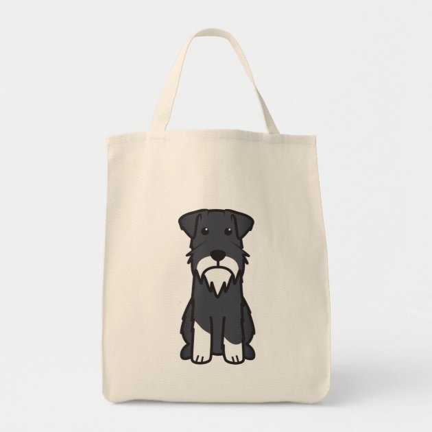 schnauzer tote bag