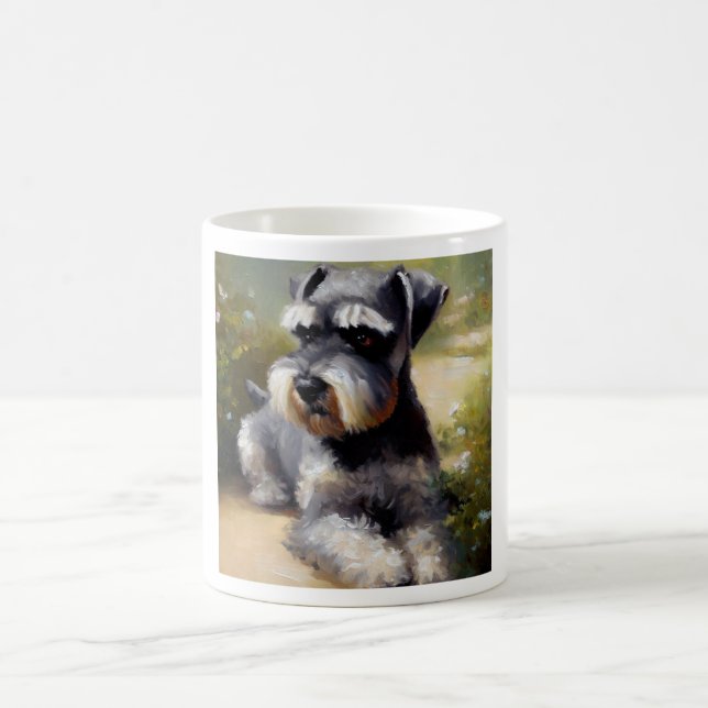 Miniature Schnauzer Dog Coffee Mug (Center)