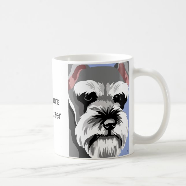 Miniature Schnauzer Dog Coffee Mug (Right)