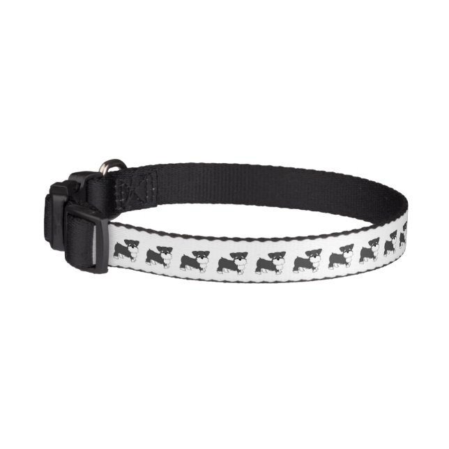 Miniature Schnauzer Dog Collar (Left)