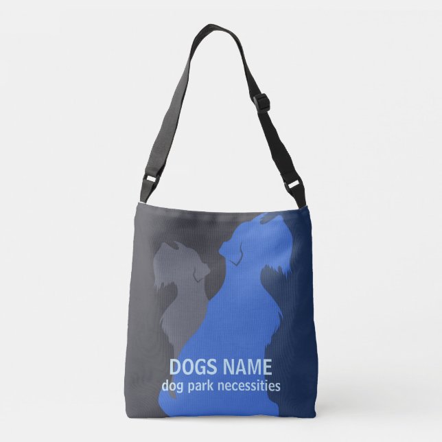 Miniature Schnauzer Dog DIY Custom Crossbody Bag (Back)