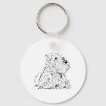 Miniature Schnauzer Dog Illustration