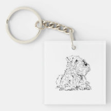 Miniature Schnauzer Dog Illustration