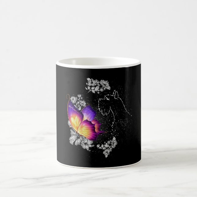 Miniature Schnauzer Dog In Heaven Dog Memorial Coffee Mug (Center)