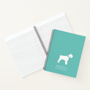 Miniature Schnauzer Dog Puppy Notebook