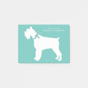 Miniature Schnauzer Dog Puppy Post-it Notes