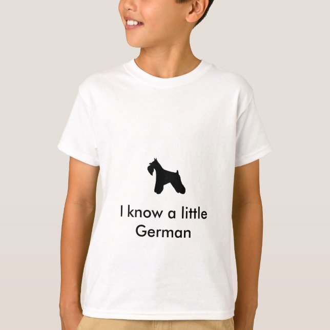 Miniature Schnauzer Dog T-Shirt (Front)