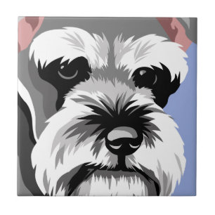 Miniature Schnauzer Dog Tile