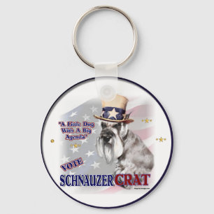 Miniature Schnauzer Gifts Keychain
