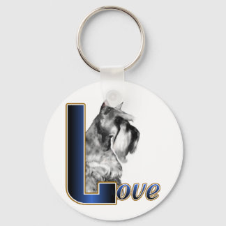 Miniature Schnauzer Gifts Keychain