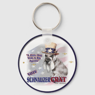 Miniature Schnauzer Gifts Keychain