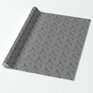 Miniature Schnauzer Gray Wrapping Paper