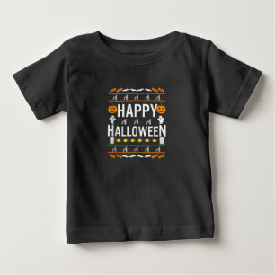 Miniature Schnauzer Halloween Lazy Ugly Costume Baby T-Shirt