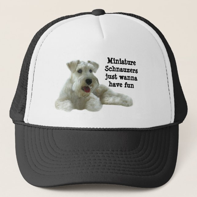 Miniature Schnauzer Hat (Front)