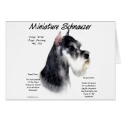 Miniature Schnauzer History Design (Front Horizontal)