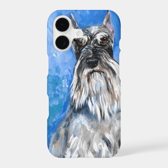 Miniature  Schnauzer Iphone Case (Back)