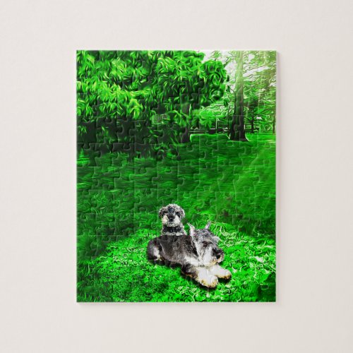 Miniature Schnauzer Jigsaw Puzzle