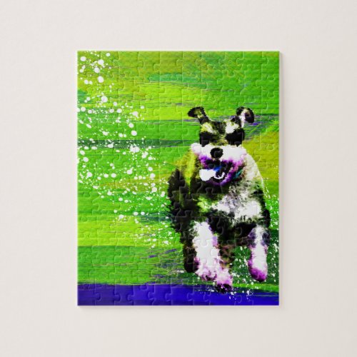 Miniature Schnauzer Jigsaw Puzzle