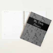 Miniature Schnauzer Line Art Pattern 001 Gray