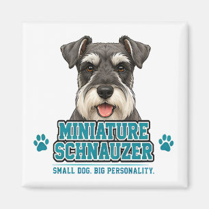 🐾 Miniature Schnauzer Lover Gift 🐾 Magnet
