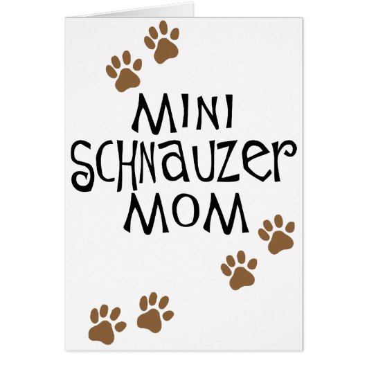 Miniature Schnauzer Mom (Front)