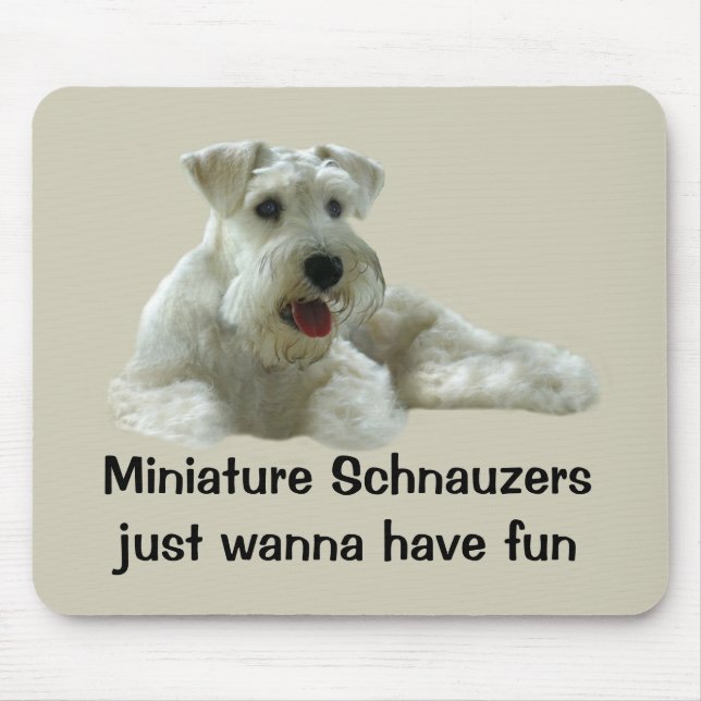 Miniature Schnauzer Mousepad (Front)