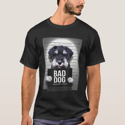 Miniature Schnauzer Mugshot Shirt