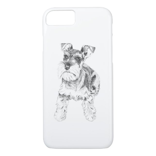 Miniature Schnauzer Phone Case (Back)