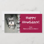 Miniature Schnauzer Photo Holiday Card
