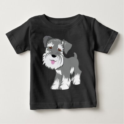 Miniature Schnauzer Puppy Baby T-Shirt