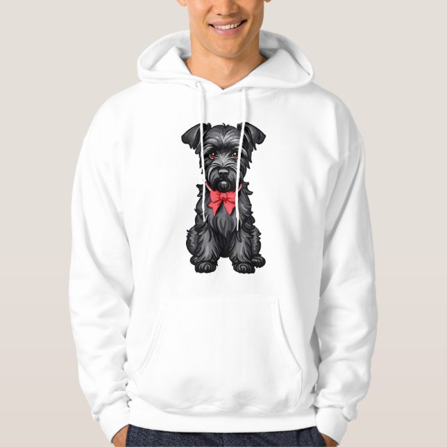Miniature Schnauzer puppy  Hoodie (Front)
