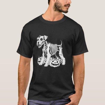 Miniature Schnauzer Skeleton Birthday Halloween Me T-Shirt