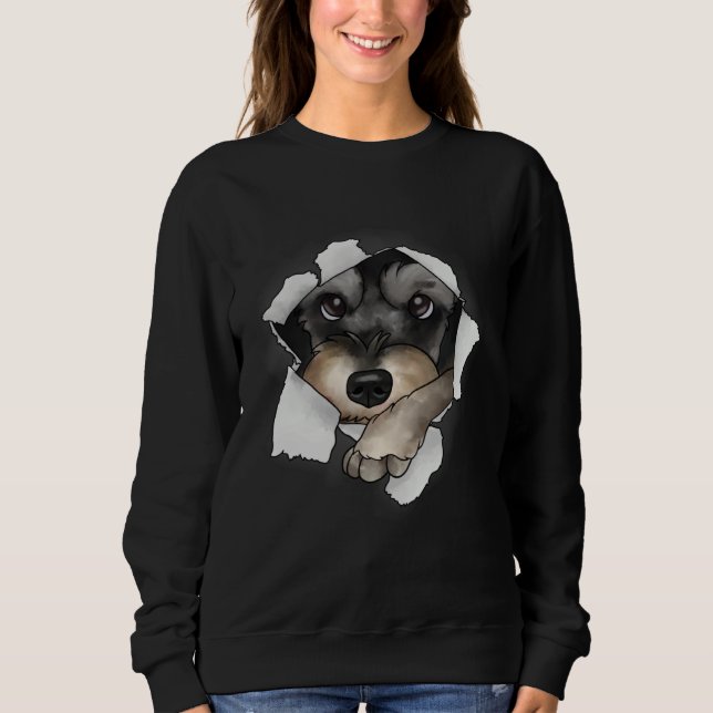 Miniature Schnauzer Sweatshirt (Front)