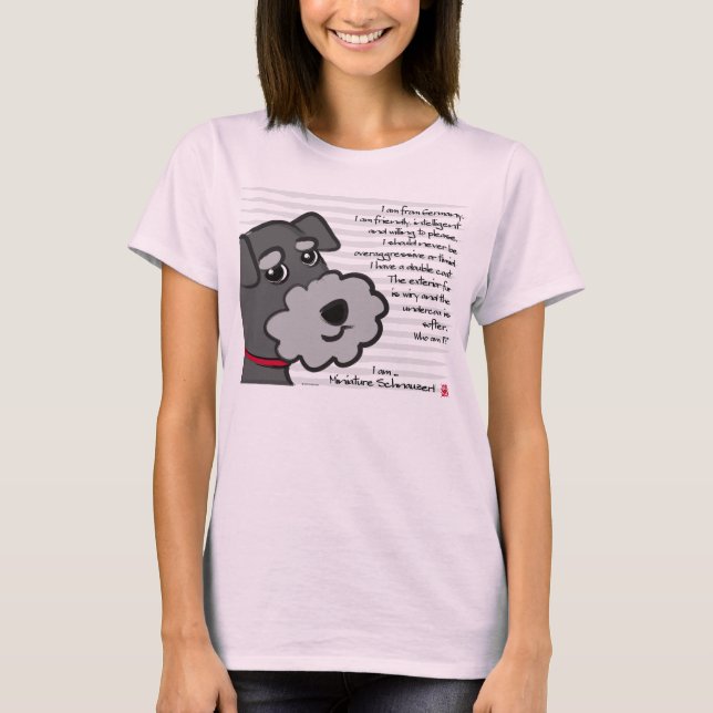 Miniature Schnauzer T-Shirt (Front)