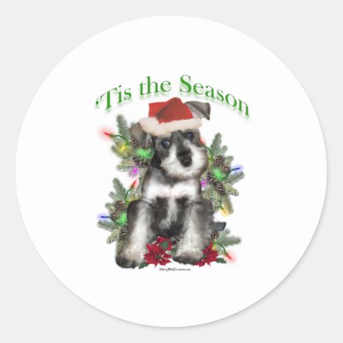 Miniature Schnauzer Tis Classic Round Sticker