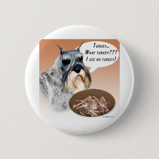 Miniature Schnauzer Turkey Button