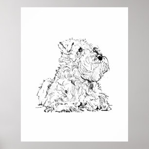 Miniature Schnauzer Wall Art – Minimalist