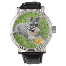 Miniature Schnauzer Wrist Watch