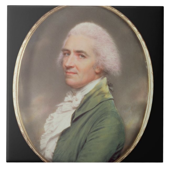 Miniature Self Portrait Tile (Front)