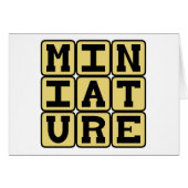 Miniature, Tiny Collectible (Front Horizontal)