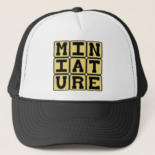 Miniature, Tiny Collectible Trucker Hat