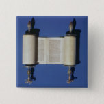 Miniature Torah Scroll, 1765 Button at Zazzle