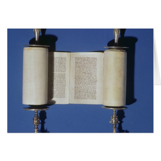 Miniature Torah Scroll, 1765 Cards (Front Horizontal)